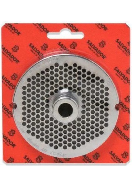 Salvador Inox Paslanmaz Kıyma Makinesi Aynası, Ağızı 42 No - 6 mm