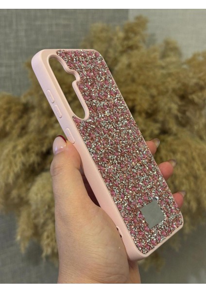 Samsung Galaxy S25 Fe Uyumlu Kılıf Kamera Koruma Çıkıntılı Parlak Taşlı Şık Görünümlü Lüx Kapak fiyatları
