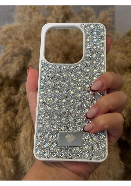 Tecno Spark Go 2024 Uyumlu Kılıf Kamera Koruma Çıkıntılı Parlak Taşlı Şık Görünümlü Lüx Kapak