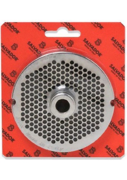 Salvador Inox Paslanmaz Kıyma Makinesi Aynası, Ağızı 32 No - 4 mm