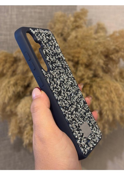 Samsung Galaxy A16 Uyumlu Kılıf Kamera Koruma Çıkıntılı Parlak Taşlı Şık Görünümlü Lüx Kapak fırsatları