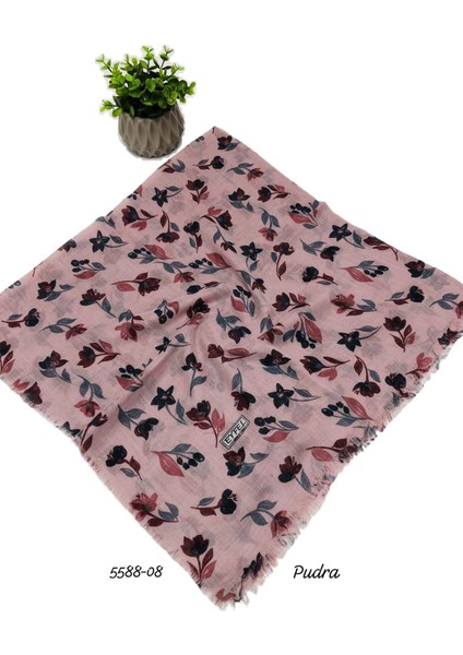 5588 Flamlı Pamuk Eşarp