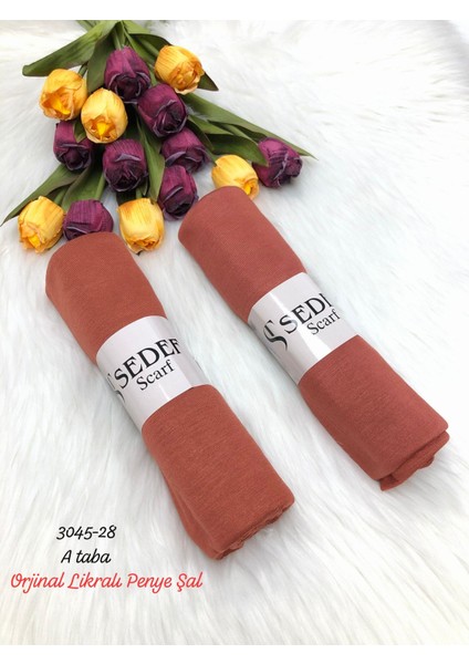 3045 Lüks Likralı Penye Şal