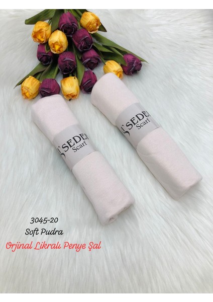 3045 Lüks Likralı Penye Şal