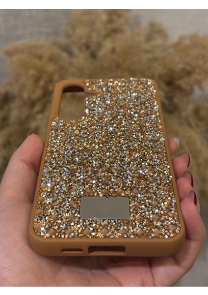 Samsung Galaxy A56 Uyumlu Kılıf Kamera Koruma Çıkıntılı Parlak Taşlı Şık Görünümlü Lüx Kapak fırsatları