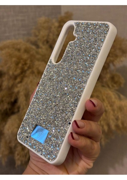 Samsung Galaxy A55 Uyumlu Kılıf Kamera Koruma Çıkıntılı Parlak Taşlı Şık Görünümlü Lüx Kapak fiyatları