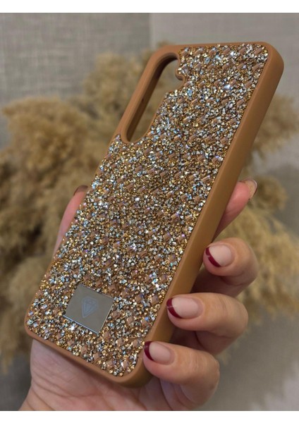 Samsung Galaxy S24 Fe Uyumlu Kılıf Kamera Koruma Çıkıntılı Parlak Taşlı Şık Görünümlü Lüx Kapak fiyatları