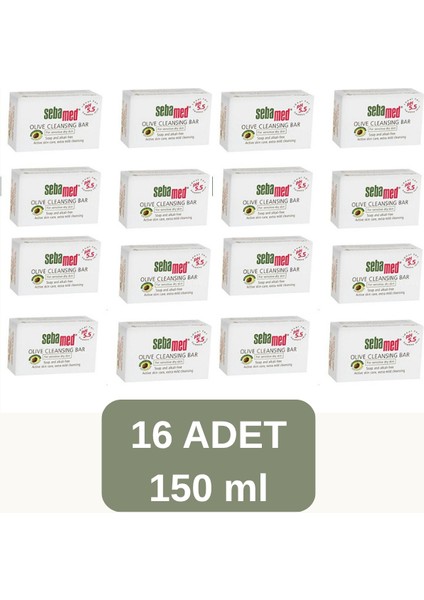 Kompakt Zeytinyağlı Sabun 150 G 16 Adet