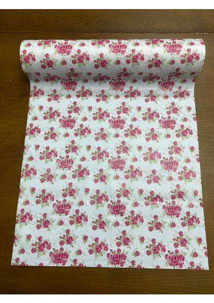 Kaymaz Raflık Desenli,dolap ve Cekmece Içi Silinebilir Kaymaz Tabanlı 50CM X15MT