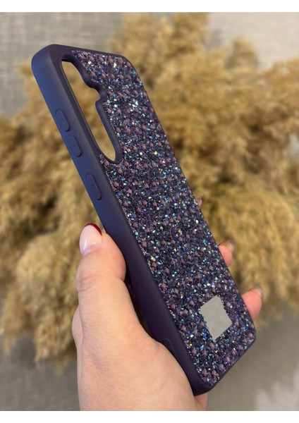 Samsung Galaxy A16 Uyumlu Kılıf Kamera Koruma Çıkıntılı Parlak Taşlı Şık Görünümlü Lüx Kapak fiyatları