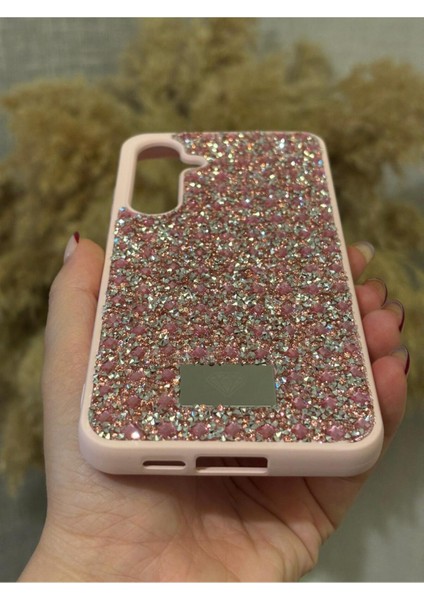 Samsung Galaxy S24 Fe Uyumlu Kılıf Kamera Koruma Çıkıntılı Parlak Taşlı Şık Görünümlü Lüx Kapak fırsatları