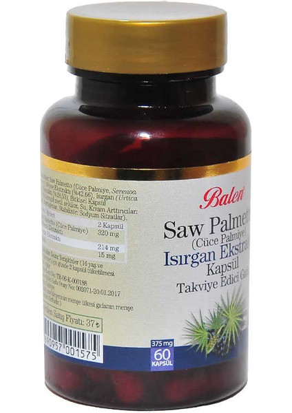 Isırgan Ekstraktı Cüce Palmiye 60 Kapsül modelleri