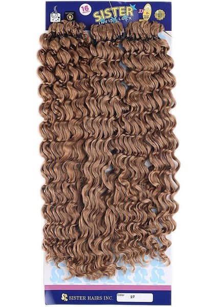 Afro Dalgası Saç / Karamel 27