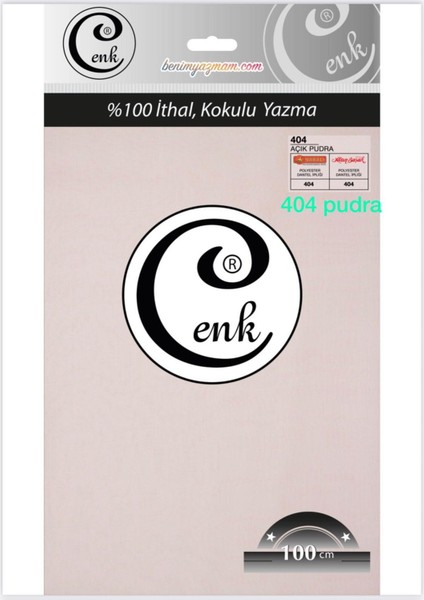 3001 Cenk 100 cm Düz Poşetli Yazma
