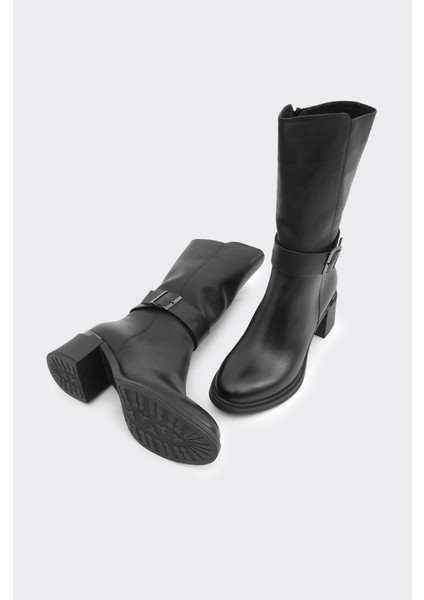 Hakiki Deri Topuklu Kadın Çizme fırsatları