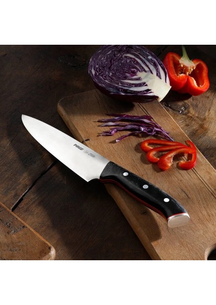 32160 Elite Şef Bıçağı 19 cm - Perçinli Kahverengi Kompozit Sap fiyatları