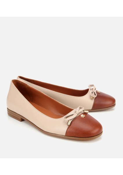 01AYH313540A373 KADIN Deri Taba Fiyonk Detaylı Babet fiyatları