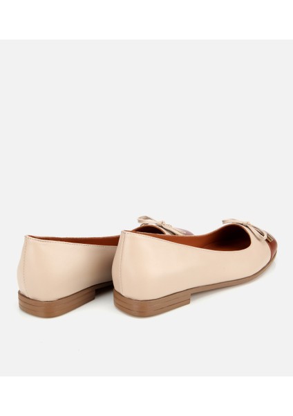 01AYH313540A373 KADIN Deri Taba Fiyonk Detaylı Babet fırsatları