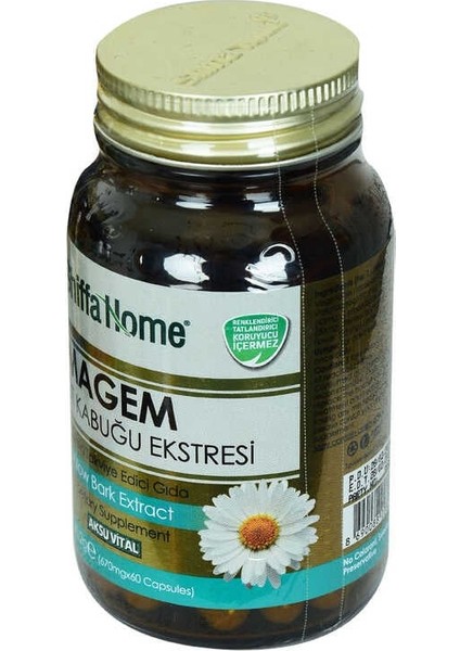 Shiffa Home Magem Söğüt Kabuğu Ekstresi 670 Mg x 60 Kapsül fiyatları