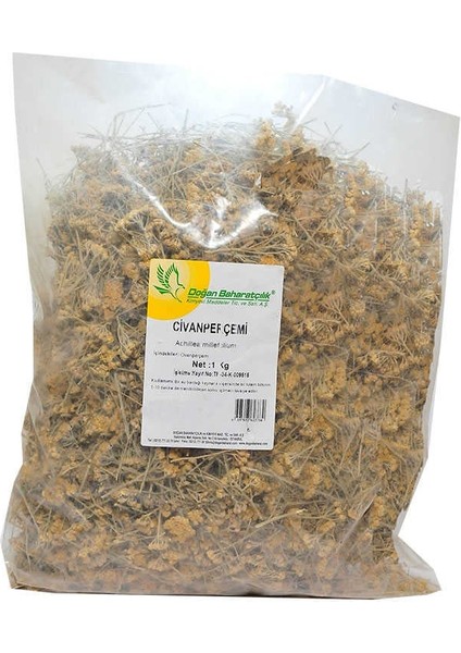 Doğal Civanperçemi Otu 1000 gr Paket
