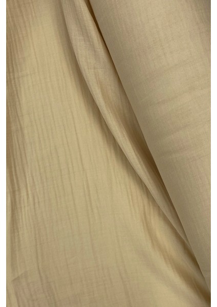 Çok Amaçlı Müslin Pamuklu Bebek Örtü ve Battaniye Kumaşı Müslin Bez Bej 80 fiyatları