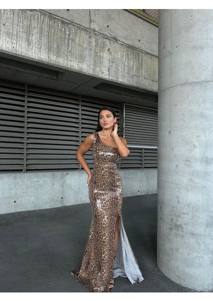 Pul Payet Elbise Leopar 583296