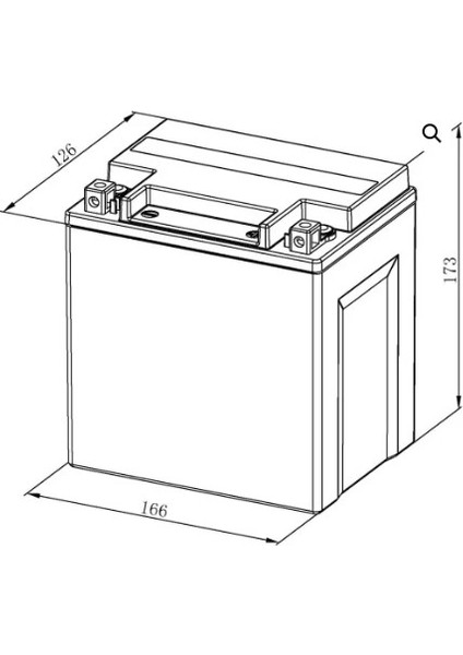 Bosch Fa 134 Atv ve Jet Ski Aküsü YIX30L YB30L 12 V 30 Amper modelleri