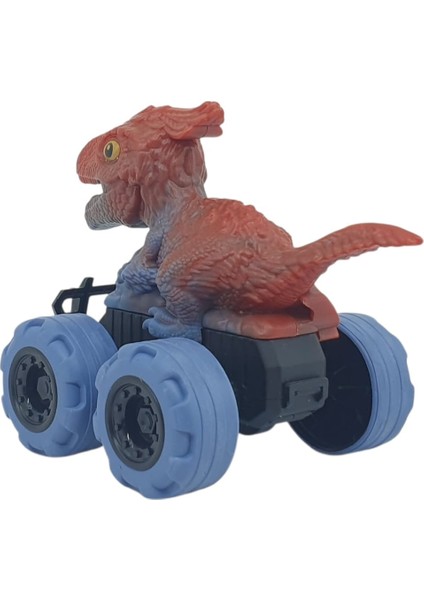 Sürtmeli Dinazor Arabalar 2'li - cm - Stegosaurus &amp; Parasaurolophus indirimleri