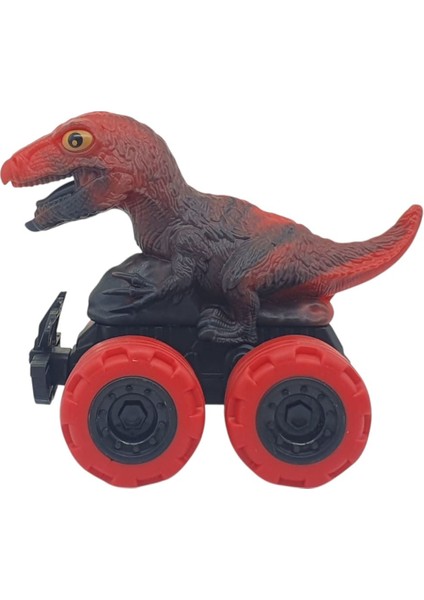 Sürtmeli Dinazor Arabalar 2'li - cm - Triceratops &amp; T-Rex fiyatları