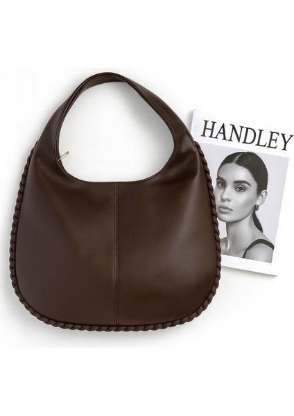 Lüks Büyük Kapasiteli Düğüm Detaylı Omuz Çantası fiyatları