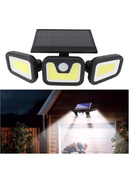 85W Güneş Enerjili Hareket Sensörlü Duvar Lambası Kutusu 2 Ünite (5250)