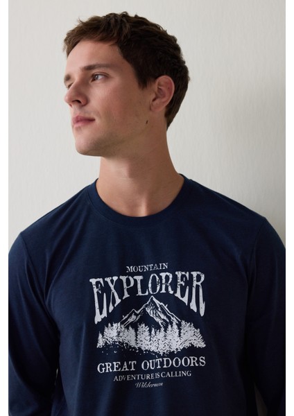 Erkek Everest Oversize Uzun Kollu Pijama Takımı fırsatları