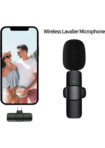 K9 Mini Kablosuz Yaka Mikrofonu Canlı Yayınlar, Röportaj, Podcastler USB Lightning Uyumlu fiyatları