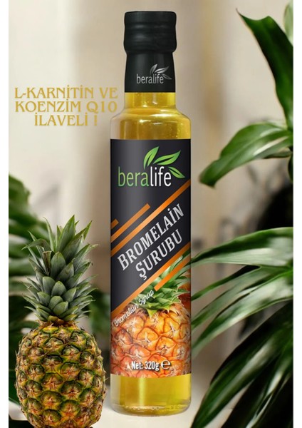 Bromelain Ananas Içeren Detox Şurubu (Koenzim Q10 ve L-Karnitin Ilaveli) fiyatları