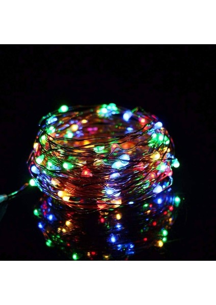 5 Metre Rgb Pilli Peri LED Işık Şerit Ip Dekoratif LED Aydınlatma- 3AA Pil Ile Çalışır