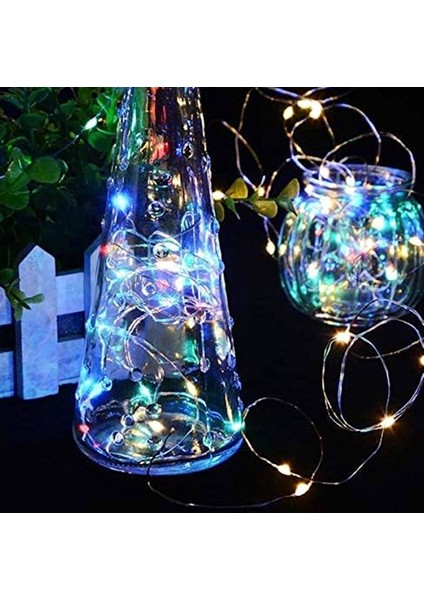 5 Metre Rgb Pilli Peri LED Işık Şerit Ip Dekoratif LED Aydınlatma- 3AA Pil Ile Çalışır fiyatları