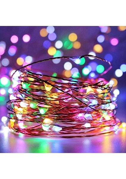 5 Metre Rgb Pilli Peri LED Işık Şerit Ip Dekoratif LED Aydınlatma- 3AA Pil Ile Çalışır modelleri