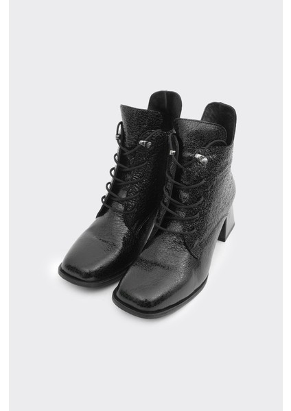 Topuklu Hakiki Deri Fermuarlı Kadın Bot fiyatları