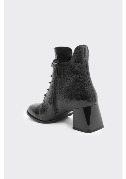 Topuklu Hakiki Deri Fermuarlı Kadın Bot modelleri