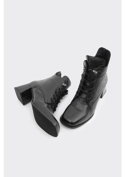 Topuklu Hakiki Deri Fermuarlı Kadın Bot fırsatları