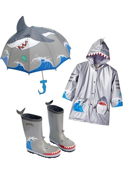 Köpek Balığı Çocuk Yağmurluk 5 Yaş indirimleri