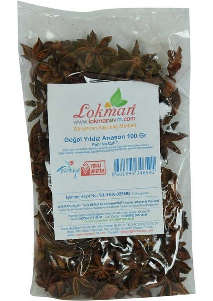 Yıldız Anason Doğal 100 gr Paket fiyatları