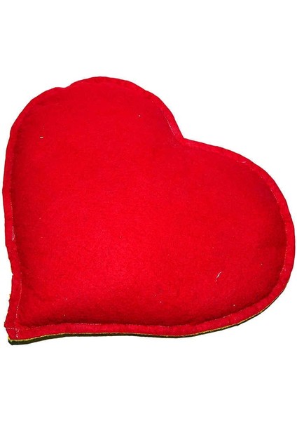 Kalp Desenli Doğal Kaya Tuzu Yastığı Sarı - Kırmızı 2-3 kg modelleri