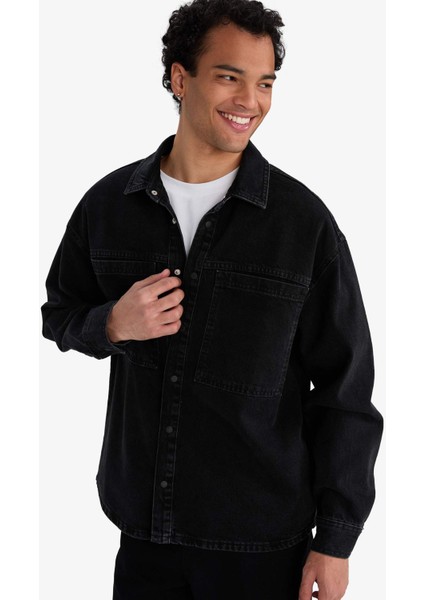 Regular Fit Jean Uzun Kollu Gömlek F8316AX25AU modelleri