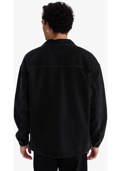 Regular Fit Jean Uzun Kollu Gömlek F8316AX25AU