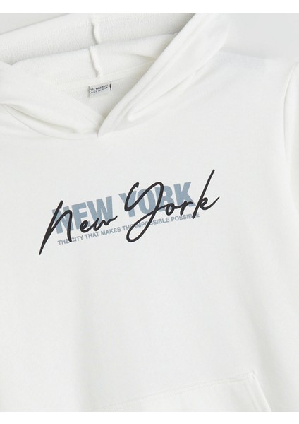 Lcw Kids Ekru Kapüşonlu Erkek Çocuk Eşofman Takım indirimleri