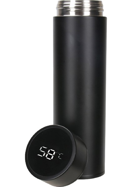 Dijital Isı Göstergeli Paslanmaz Çelik Termos Bardak – Sızdırmaz Akıllı Termos 500 ml