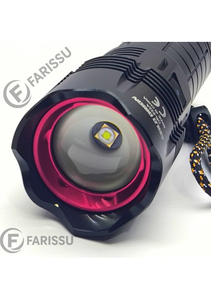 OR-522A Şarj Edilebilir Çok Fonksiyonlu LED El Feneri - 100W, 5000 Lümen, 9000 Mah modelleri