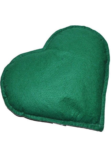 Kalp Desenli Doğal Kaya Tuzu Yastığı Yeşil - Pudra 2-3 kg indirimleri