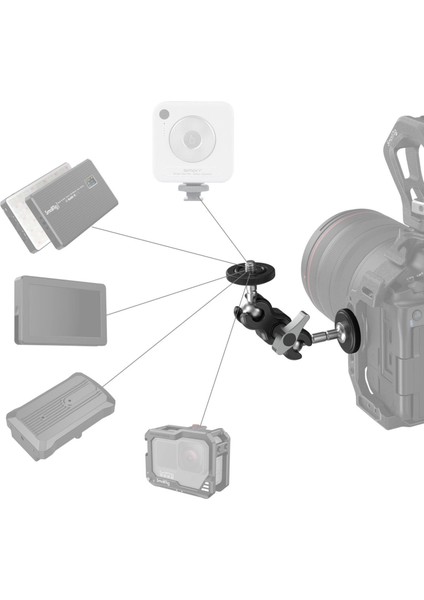 3238B Mini Magic Arm Evrensel Bilyalı Kafa modelleri